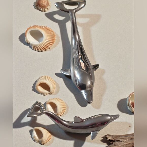 Dolphin 1991 Bottle Opener Silver Plated - Picture 2 of 4